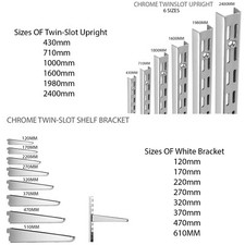 Scaffale HD TwinSlot cromato