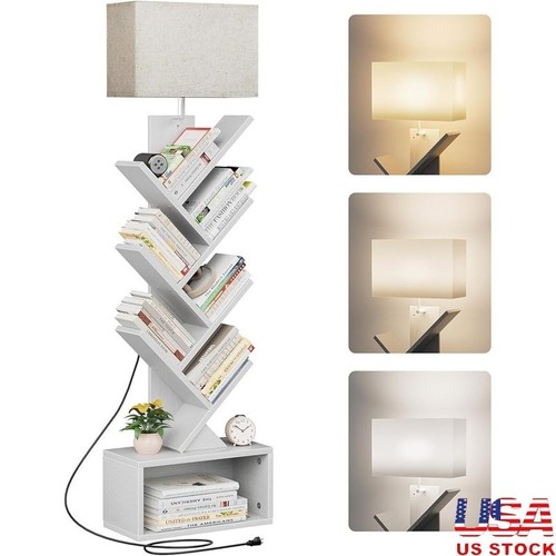 Libreria albero con lampada - libreria,