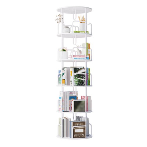 Libreria girevole ripiani - libreria, 5